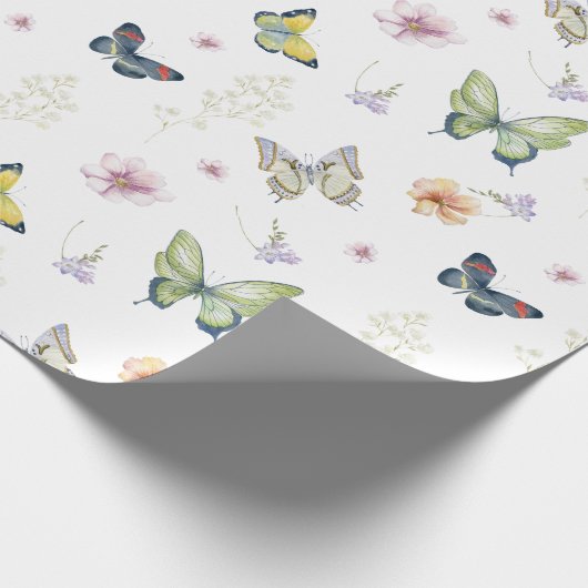 Botanischer Hütte-Kern Geschenkpapier (Ecke)