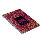 Botanischer Individuelle Name aus Leopard Notizblock (Rechte Seite)