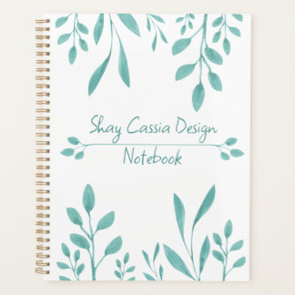 Botanischer Individuelle Name mit niedlicher Blatt Planer