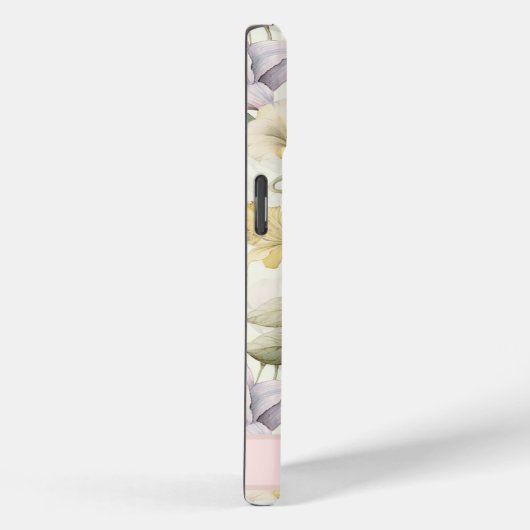 Botanischer Individuelle Name Spring Bouquet Paste Case-Mate iPhone Hülle (Rückseite / Rechts)