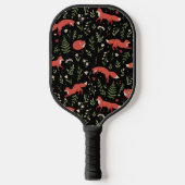 Botanischer Individuelle Name Woodland Fox Pickleball Schläger (Vorderseite)