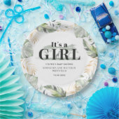 Botanischer Jungle Giraffe Couple Baby Dusche Pappteller (Party)