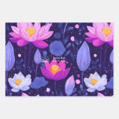 Botanischer Kaktus Design für Wellness Business Geschenkpapier Set (Vorderseite 2)