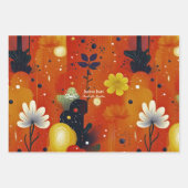 Botanischer Kaktus Design für Wellness Business Geschenkpapier Set (Vorderseite 3)