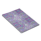 Botanischer Kaleido Bloom Notizblock (Rechte Seite)