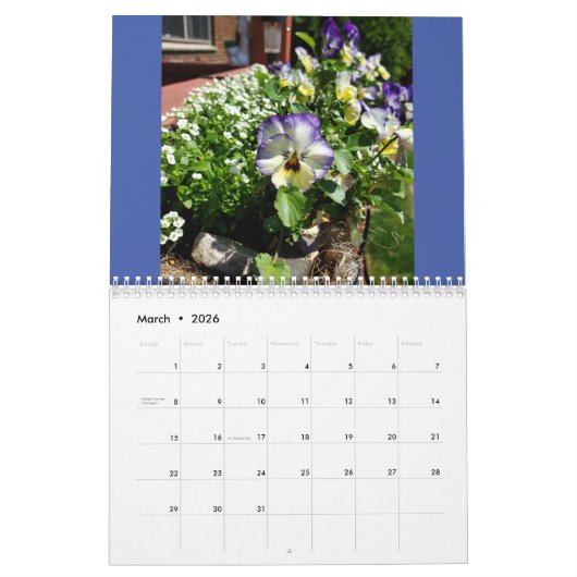 Botanischer Kalender (Mär 2026)