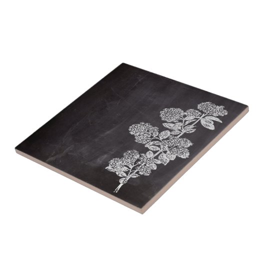 Botanischer Kalkbrett mit Bohemischem Chic, franzö Fliese (Seite)