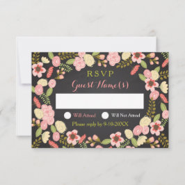 Botanischer Krängungsausweis RSVP Karte