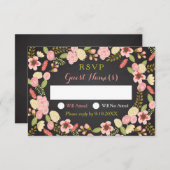 Botanischer Krängungsausweis RSVP Karte (Vorne/Hinten)