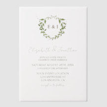 Botanischer Kranz Erdtöne Hochzeit