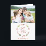 Botanischer Kranz | Frohe Osterkarte Feiertagskarte<br><div class="desc">Botanischer Kranz | Frohe Osterkarte</div>