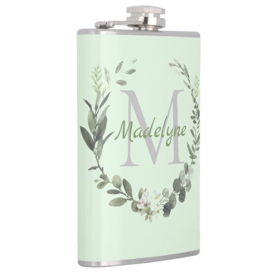 Botanischer Kranz in der Botanischen Maske Flachmann (Rechts)