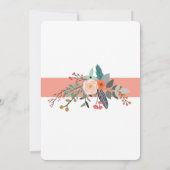 Botanischer Kranz Save the Date (Rückseite)