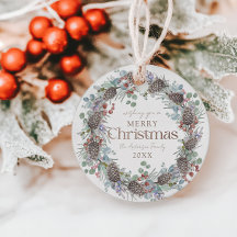 Botanischer Kranz Weihnachten