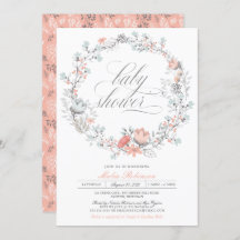 Botanischer Kraut| Girl Baby Dusche