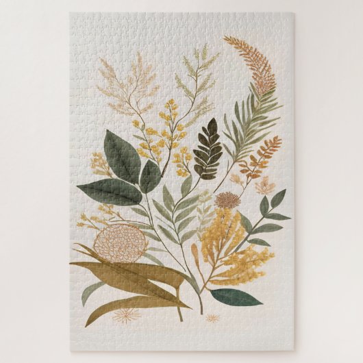 Botanischer Kunstdruck Puzzle (Vertikal)