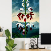 Botanischer Kunsttempel Flora Limodoron Poster (Heimbüro)