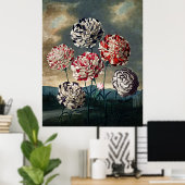 Botanischer Kunsttempel Poster (Heimbüro)
