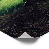 Botanischer Kunsttempel Poster (Ecke)