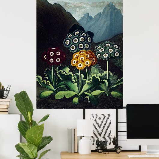 Botanischer Kunsttempel Poster (Heimbüro)