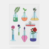 Botanischer Labrador Acrylschild (Vorderseite)