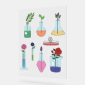 Botanischer Labrador Acrylschild (Winkel)