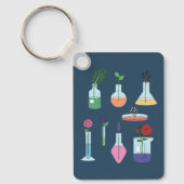 Botanischer Labrador Schlüsselanhänger (Vorderseite)