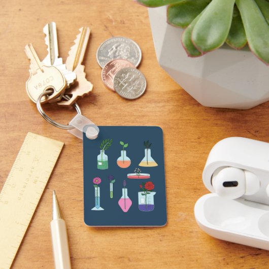 Botanischer Labrador Schlüsselanhänger (Schreibtisch)