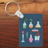 Botanischer Labrador Schlüsselanhänger (Vorderseite)