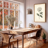 Botanischer Laurustinus-Wandkunst-Druck Poster