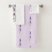 Botanischer Lavendel Badhandtuch Set (Insitu)