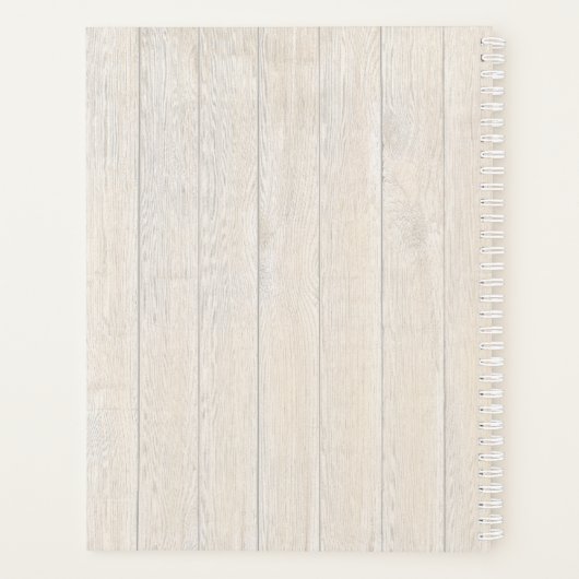 Botanischer Lavendel | Personalisierter Planer (Rückseite)