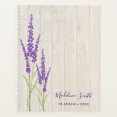 Botanischer Lavendel | Personalisierter Planer (Vorderseite)