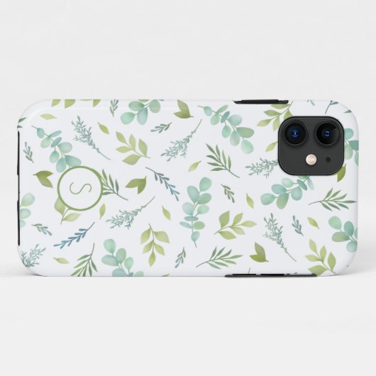 Botanischer Leaf Case-Mate iPhone Hülle (Rückseite (Horizontal))