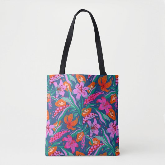 Botanischer, lebendiger Garten Tasche (Vorderseite)