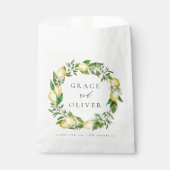 Botanischer Lemon und Grün Vielen Dank für Ihre Ho Geschenktütchen (Vorderseite)