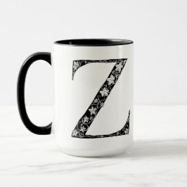 Botanischer Letter Z Tasse, Art von Elizabeth Samp Tasse