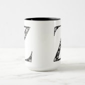 Botanischer Letter Z Tasse, Art von Elizabeth Samp Tasse (Zentrum)