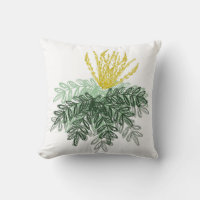 Botanischer Mahonia Shrub Hand Drawn