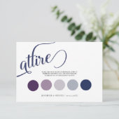 Botanischer Mondlicht | Gotische Blumenzacken Begleitkarte (Stehend Vorderseite)