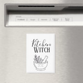 Botanischer Mörser & Stößel Küchenhexe Magnet (In Situ (Geschirrspüler))