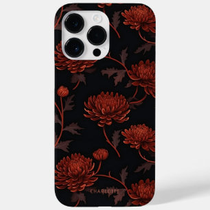 Botanischer Name Burgund Chrysantheme Floral Case-Mate iPhone 14 Pro Max Hülle