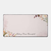 Botanischer Name für Blumenschrift Schreibtischunterlage (Vorderseite)