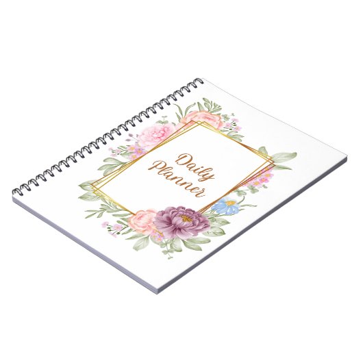 Botanischer nicht datierter Tagesplaner Notizblock (Linke Seite)