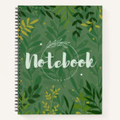 Botanischer nicht datierter Tagesplaner Notizblock (Vorderseite)