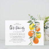 Botanischer Orange und Lemon Weihnachtsfeiern Einl (Stehend Vorderseite)