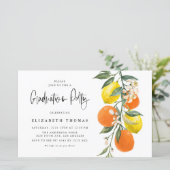 Botanischer Orange- und Zitronenfrüchte Abschluss  (Stehend Vorderseite)