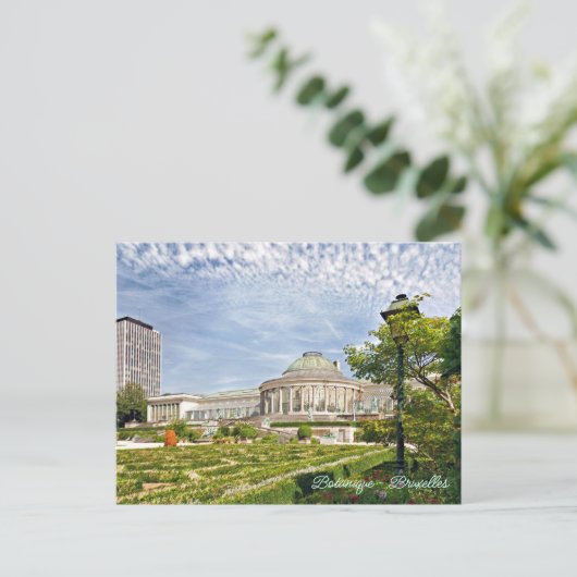Botanischer Park in Brüssel Feiertagspostkarte (Stehend Vorderseite)