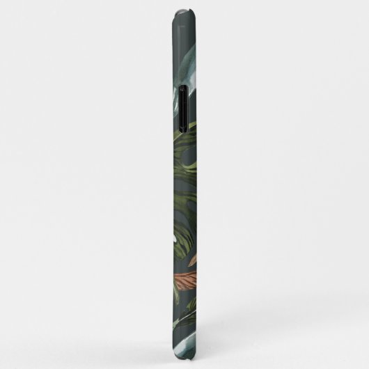 Botanischer personalisierter Name des tropischen B Case-Mate iPhone Hülle (Hinten/Rechts)