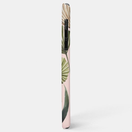 Botanischer personalisierter Name des tropischen B Case-Mate iPhone Hülle (Hinten/Links)